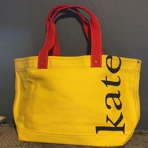 Kate Spade canvas tote brand new with tags